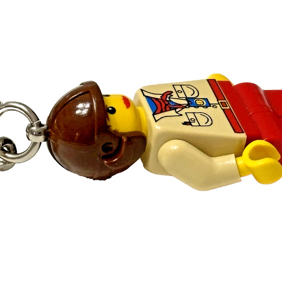 Vtg Lego Minifigure Adventurers Orient Expedition Pippin Reed Helmet Key Chain - Picture 7 of 10